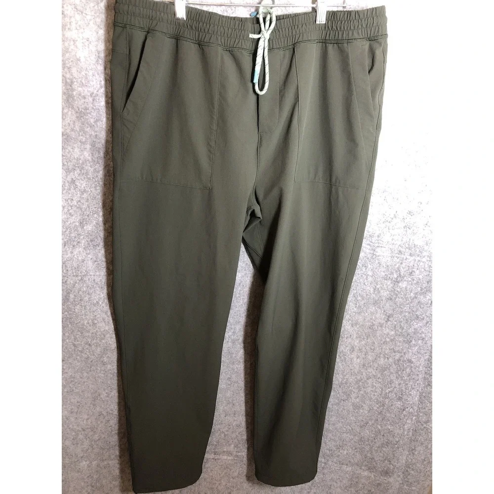 Cotopaxi Pants Mens XL Green Subo Tech Performance Hike Travel Fish Camp Golf